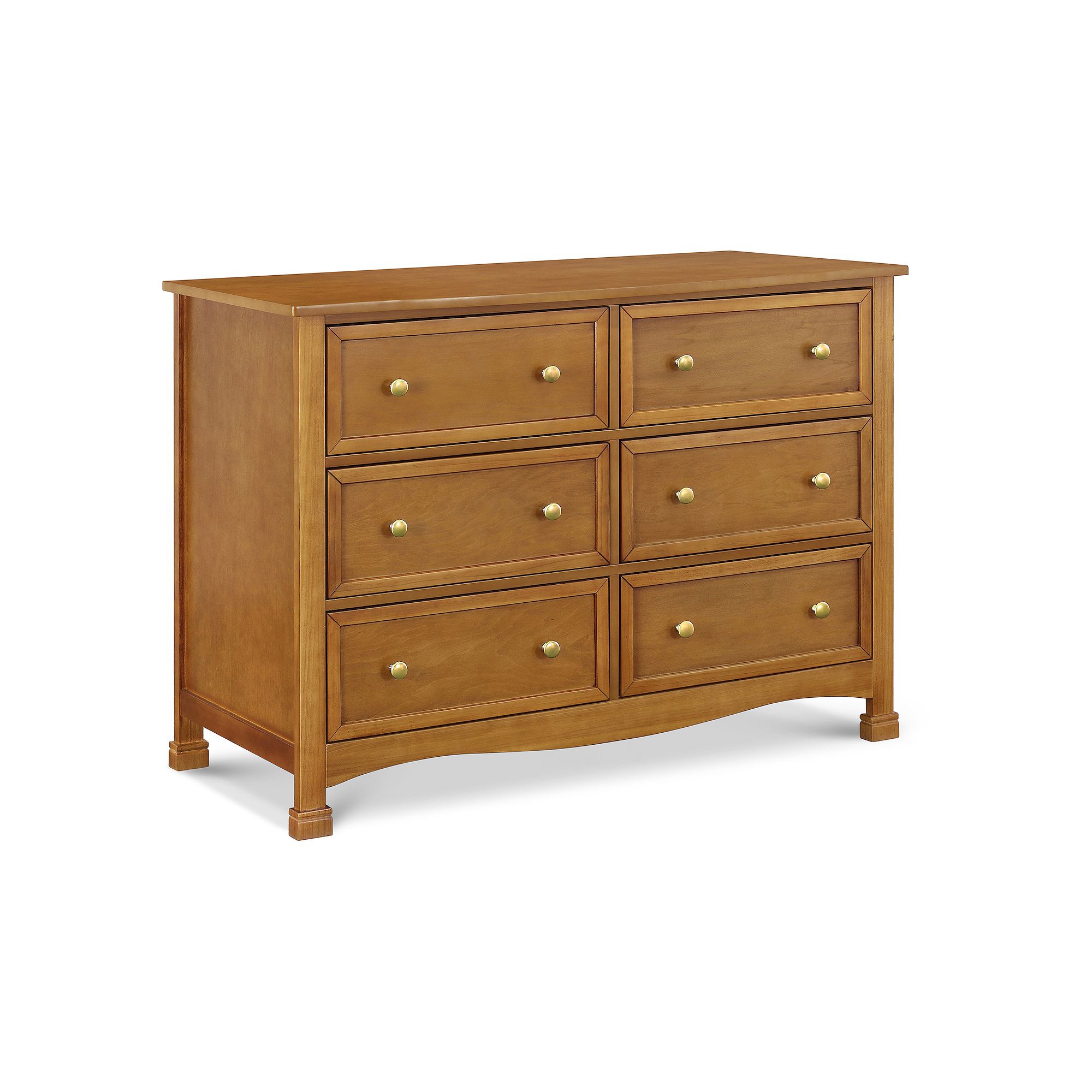 DaVinci Kalani 6-Drawer Double Wide Dresser, Brown