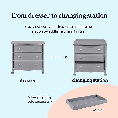 DaVinci Kalani 3-Drawer Dresser