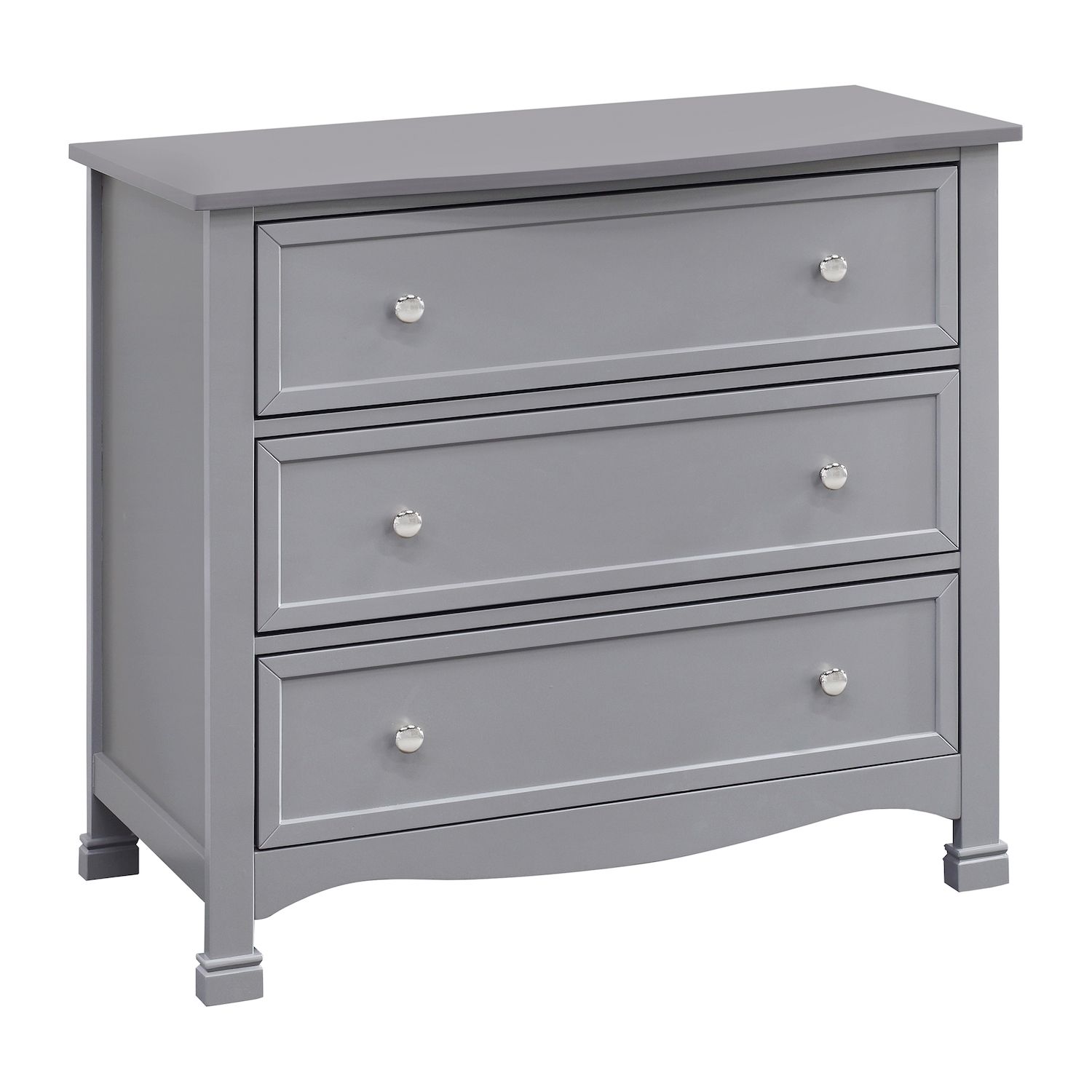 gray nursery dresser