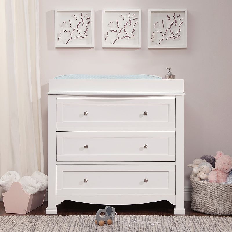 DaVinci Emily/Kalani 3-Drawer Dresser, White