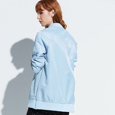 k/lab Oversized Quilted Bomber Jacket