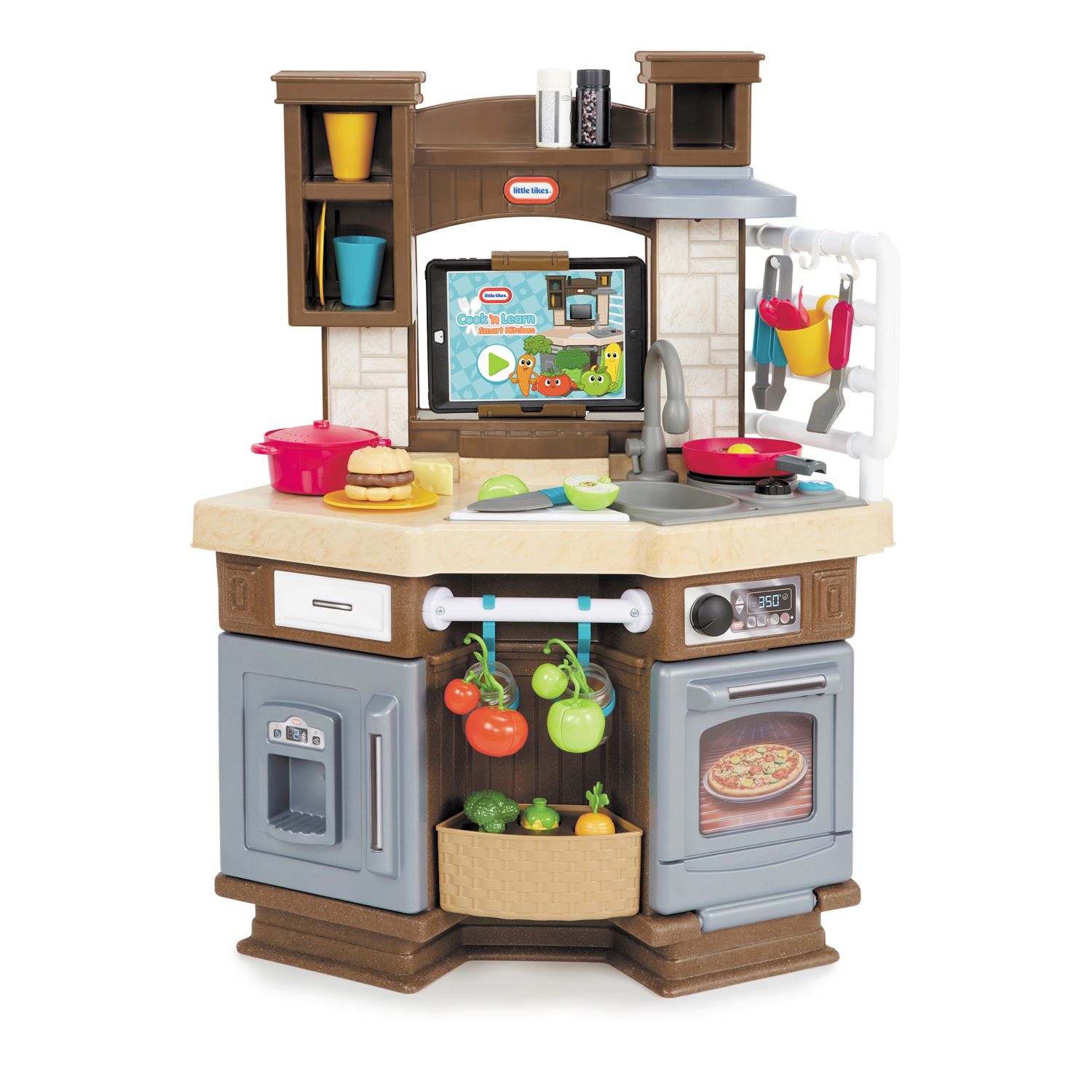 little tikes cook n store kitchen pink