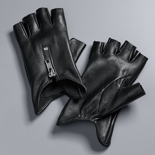 Women's Simply Vera Vera Wang Leather Fingerless Gloves