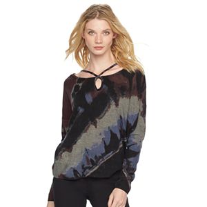 Women's Rock & Republic® Tie-Dye Scoopneck Sweater