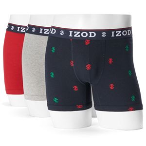 Men's IZOD 3-pack Boxer Brief Gift Box