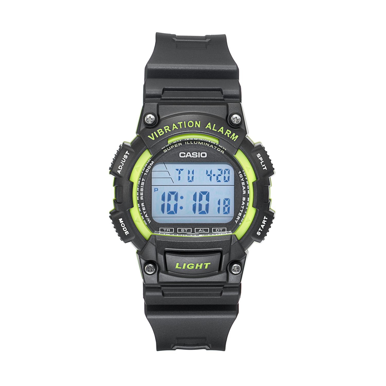 digital watch with vibration alarm