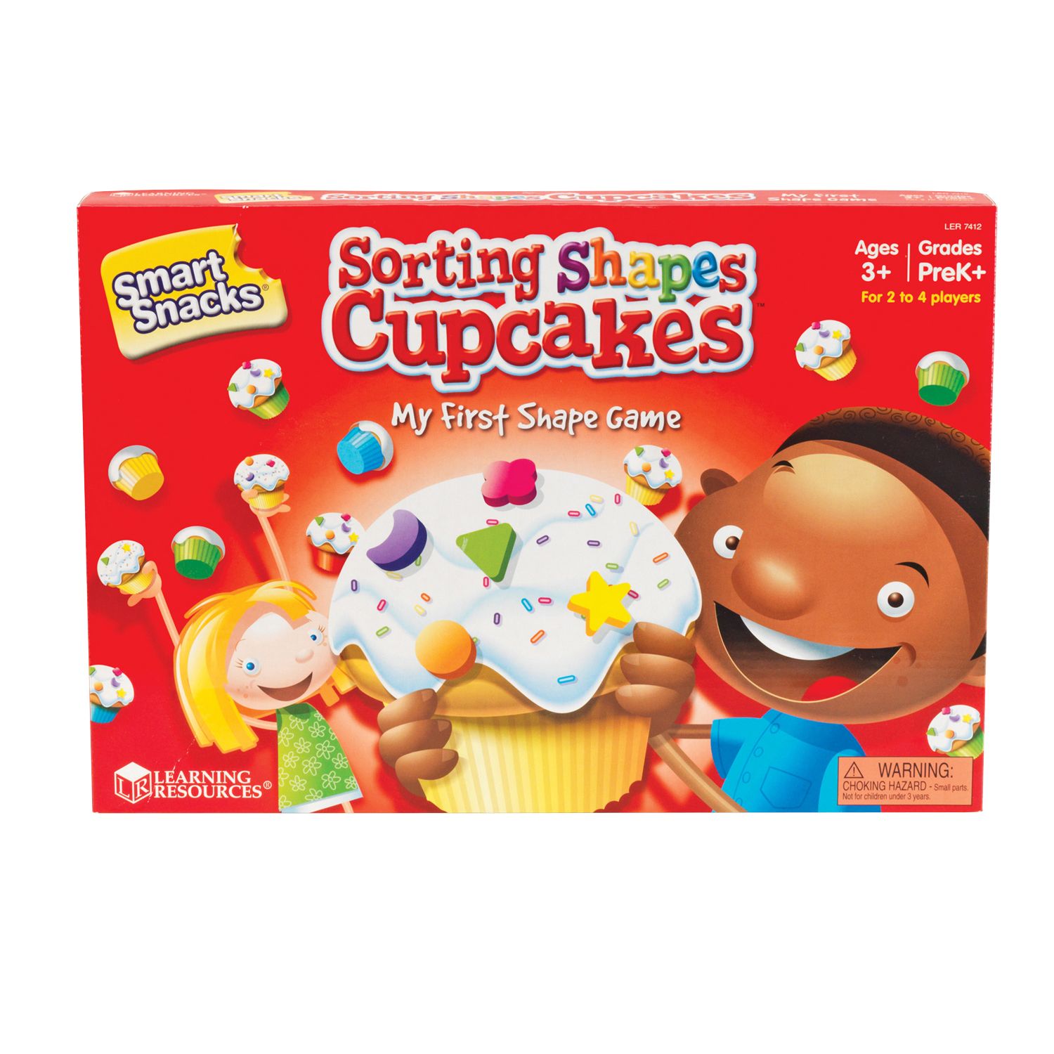 learning resources smart snacks shape sorting cupcakes