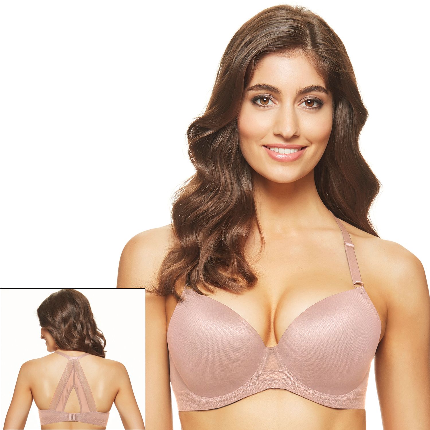 racerback demi bra