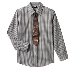 Boys 8-20 Star Wars Chewbacca Shirt & Tie Set