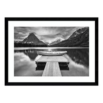 Two Medicine Lake Framed Wall Art