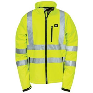 Men's Caterpillar Hi-Visibility Softshell Jacket