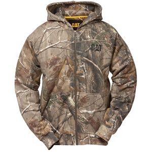 Men's Caterpillar Camo Full-Zip Hooded Sweatshirt