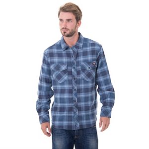 Big & Tall Dickies Brawny Plaid Flannel Button-Down Shirt