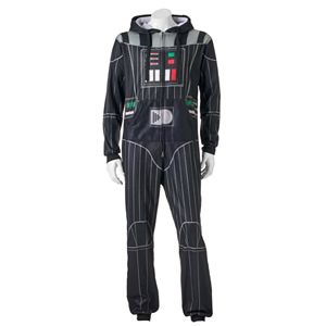 Men's Star Wars Darth Vader Pillow Pack Microfleece Union Suit