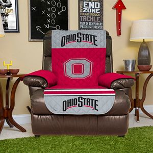 Ohio State Buckeyes Quilted Recliner Chair Cover
