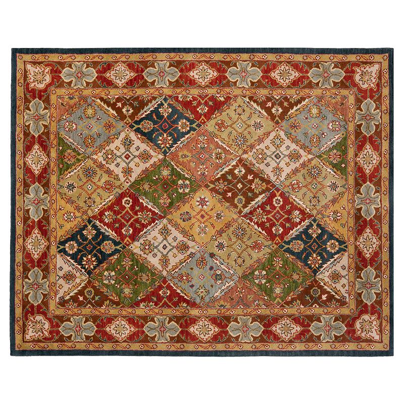 Safavieh Heritage Hallstatt Framed Floral Wool Rug, Green, 2X20 Ft