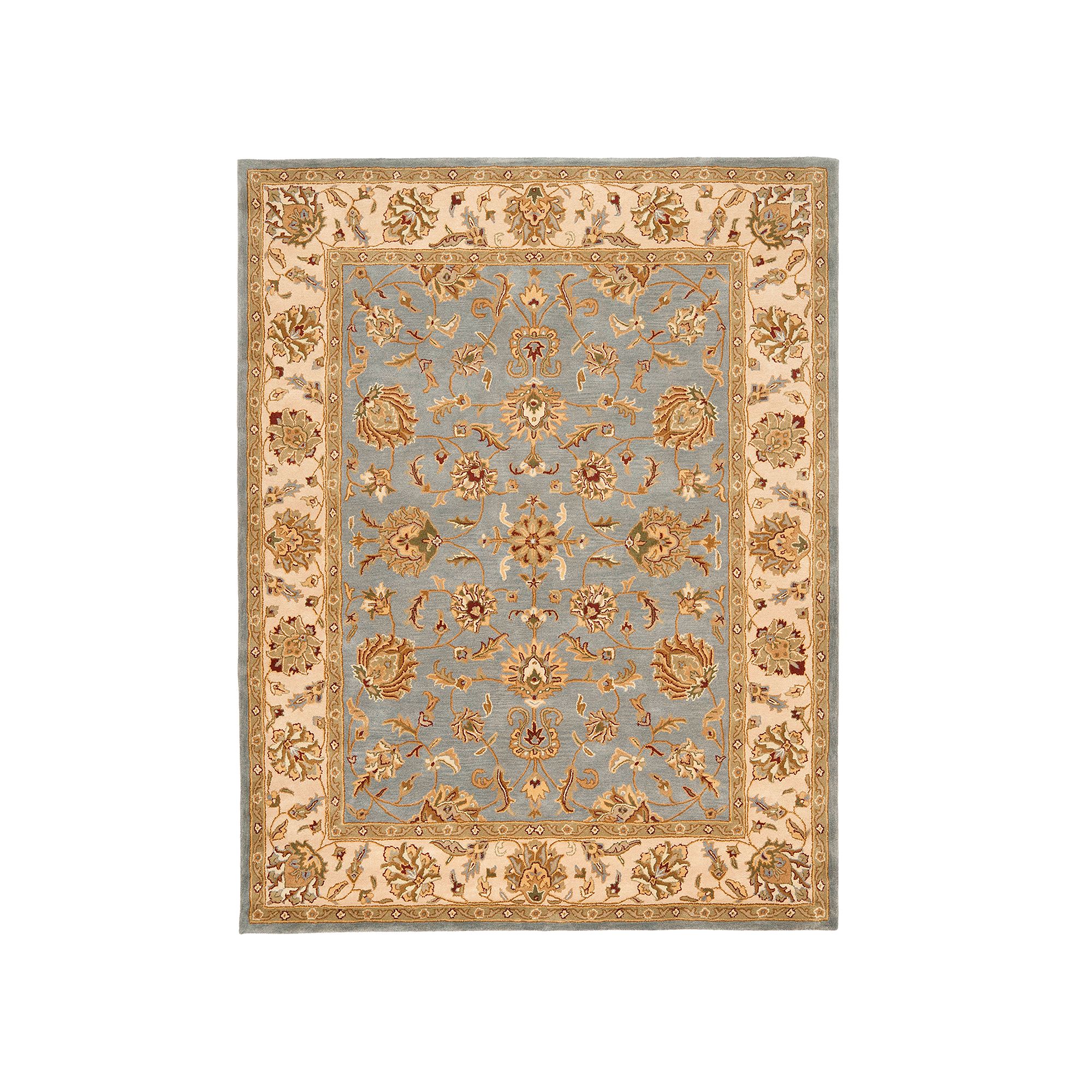Safavieh Heritage Colmar Framed Floral Wool Rug, Beige Blue