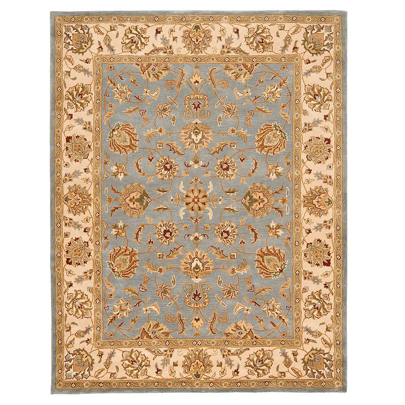 Safavieh Heritage Colmar Framed Floral Wool Rug, Blue, 4X6 Ft