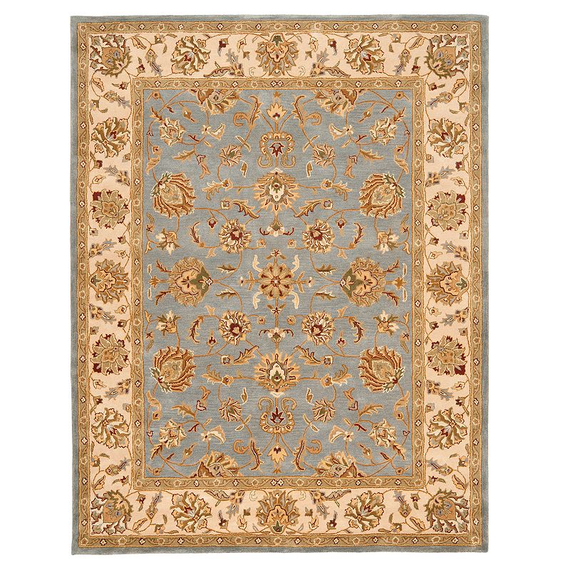 Safavieh Heritage Colmar Framed Floral Wool Rug, Blue, 4X6 Ft