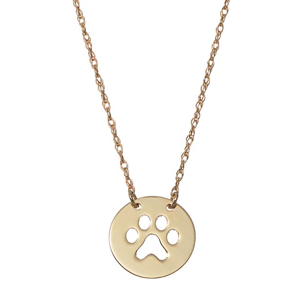 Kohls paw outlet print jewelry