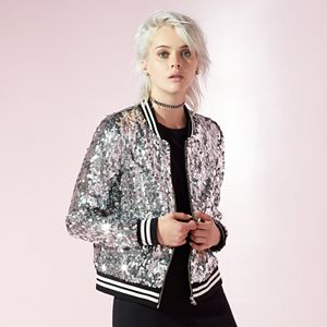 Women's JUICY Sequin Bomber Jacket