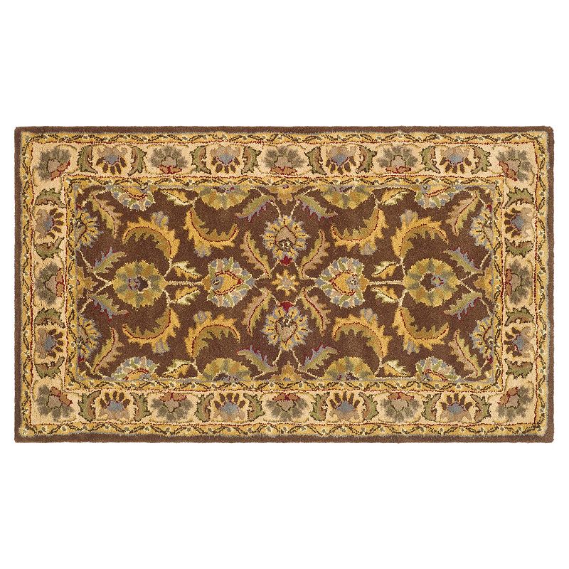 Safavieh Heritage Manarola Framed Floral Wool Rug, Brown, 4X6 Ft