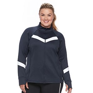 Plus Size FILA SPORT¨ Chevron Track Jacket