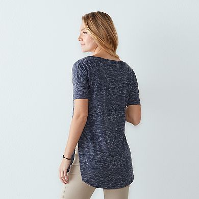 Women's Sonoma Goods For Life® Marled Scoopneck Tee