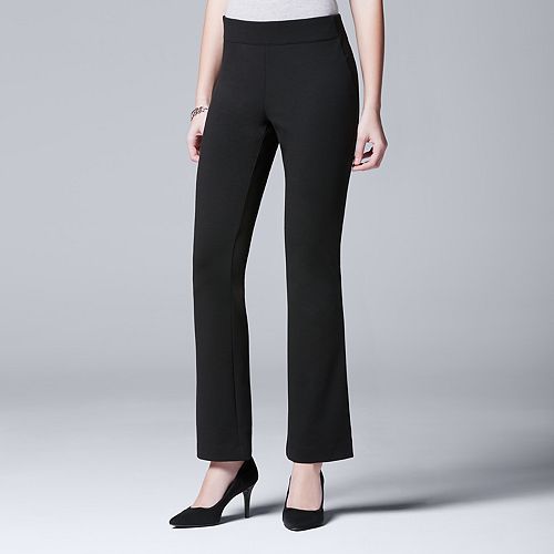 Women's Simply Vera Vera Wang Ponte Bootcut Pants