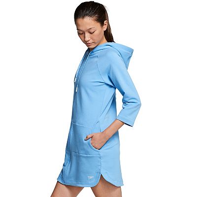 Women s Speedo Aqua Fitness French Terry Hooded Cover Up