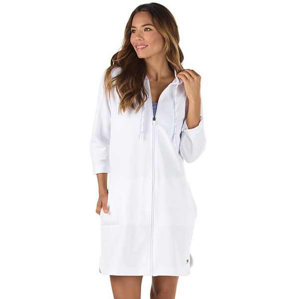 White terry cloth beach cheap cover up