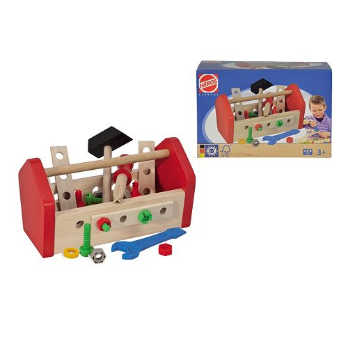 b toys wooden tool box