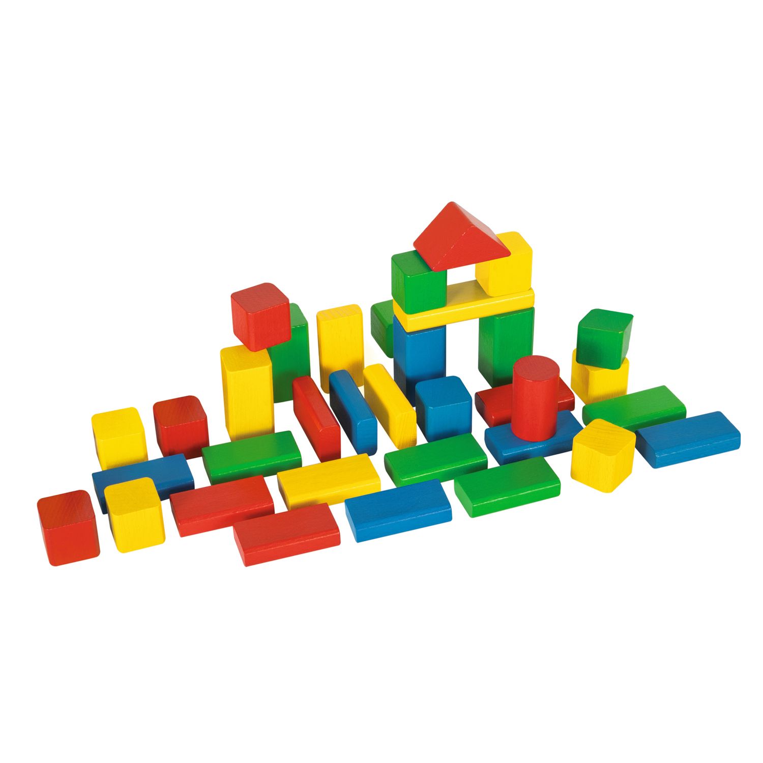 colored wooden blocks
