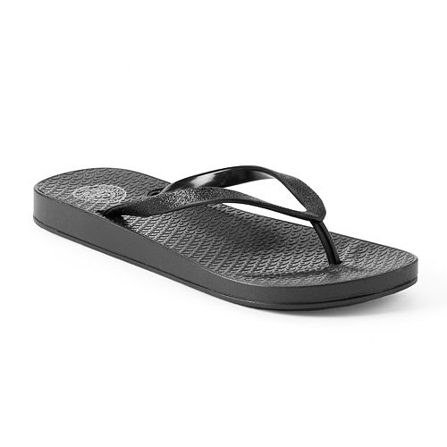 silver glitter havaianas flip flops