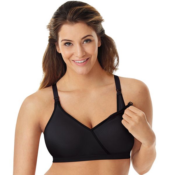 Playtex Nursing Bra One Handed Cup Release Beige 5138 42D WIREFREE