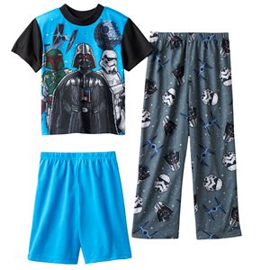 Boys 4-12 Star Wars Pixel 3-Piece Pajama Set