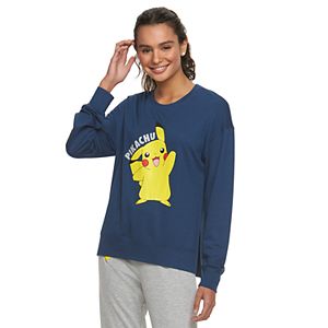 Juniors' Pokémon Pikachu Waving Graphic Sweatshirt