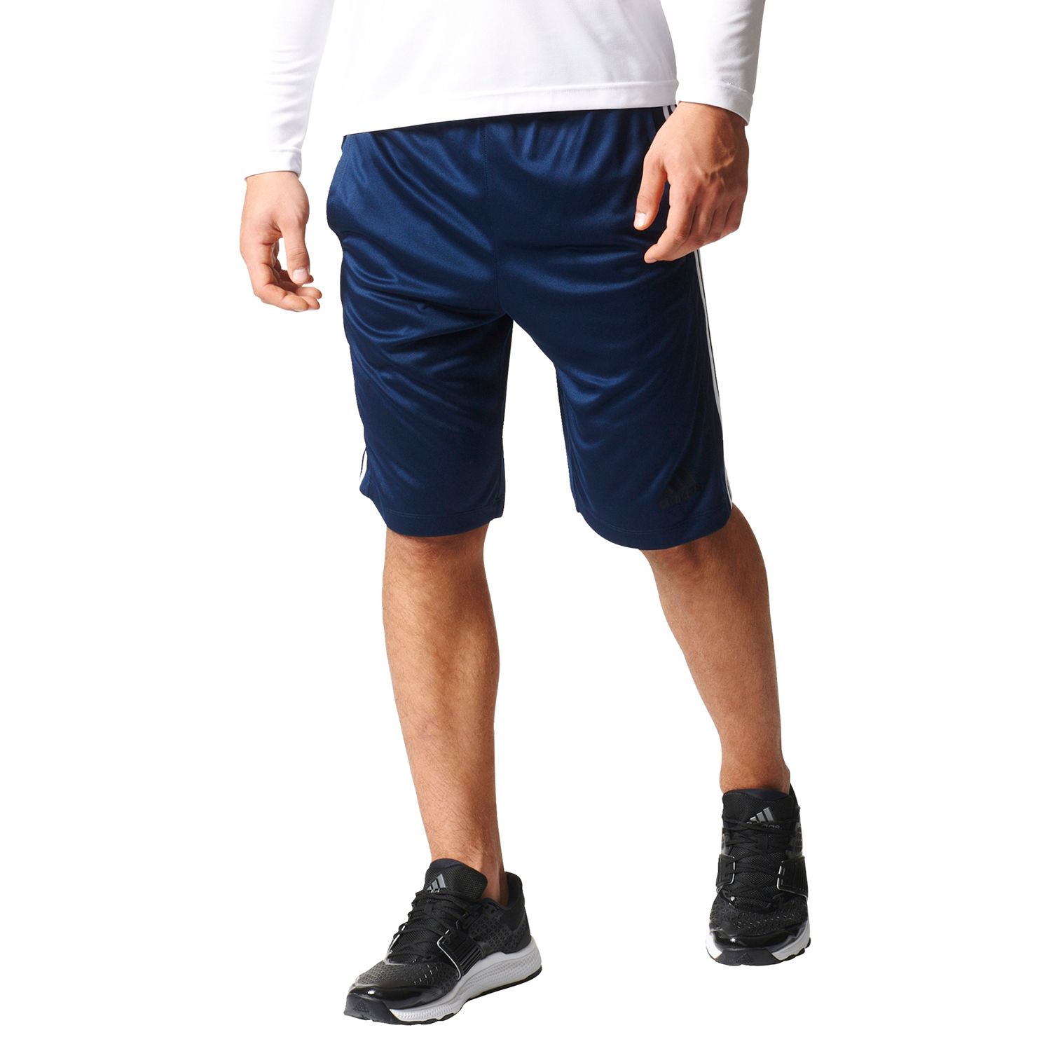 navy adidas shorts mens