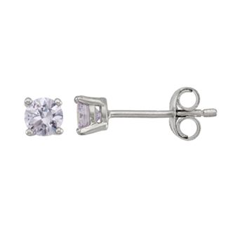 Junior Jewels Kids' Sterling Silver Cubic Zirconia Birthstone Stud Earrings