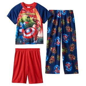 Boys 4-10 Marvel Avengers 3-Piece Pajama Set