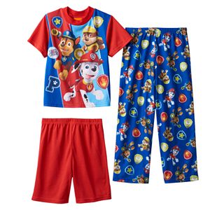 Boys 4-8 Paw Patrol Top Pups 3-Piece Pajama Set
