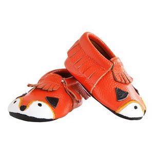 Baby Itzy Ritzy Moc Happens Little Fox Moccasin Crib Shoes