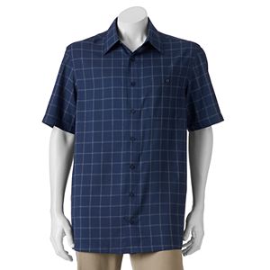 Big & Tall Haggar® Easy-Care Microfiber Button-Down Shirt