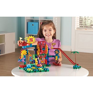 Learning Resources Gears! Gears! Gears! Dizzy Fun Land Motorized Building Set