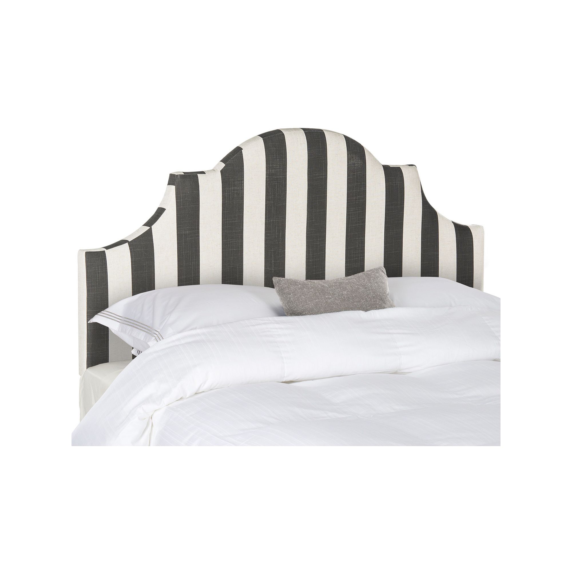Safavieh Hallmar Striped Headboard, Black