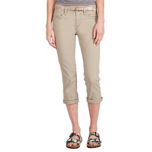 Juniors' Unionbay Winnie Stretch Twill Capris