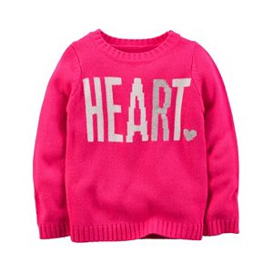 Toddler Girl Carter's Knit-In Sweater