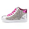 SO® Girls' Glittery High-Top Sneakers