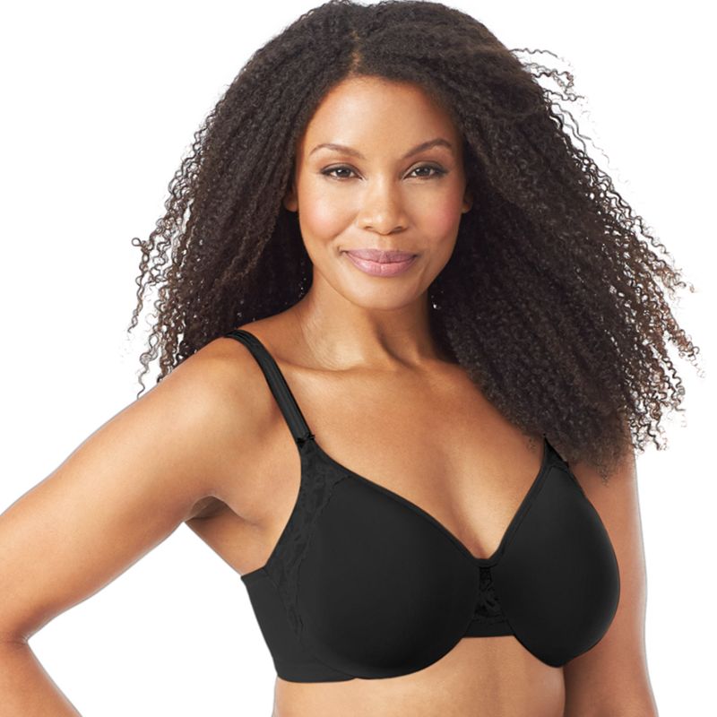 Olga® by Warner's® Bras: Cloud 9 Full-Figure 2-ply Underwire Minimizer Bra GI8961A, Women's, Size: 44 Dd, Black
