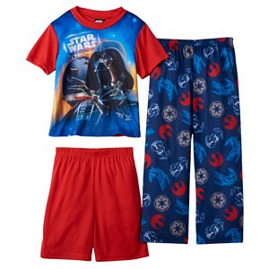 Boys 4-12 Star Wars Darth Vader 3-Piece Pajama Set